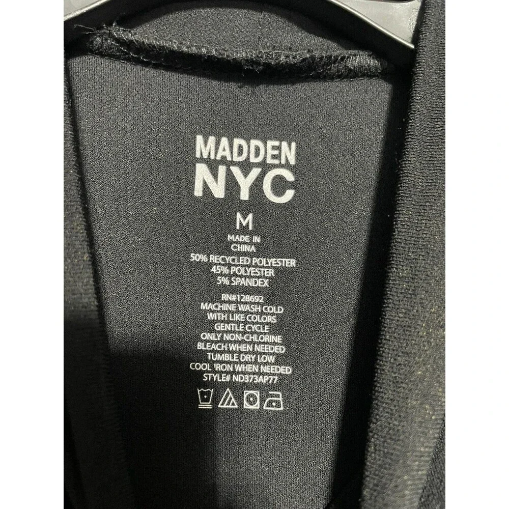 Madden NYC Dress Women's Size M Black Bubble Skirt New - Picture 5 of 10